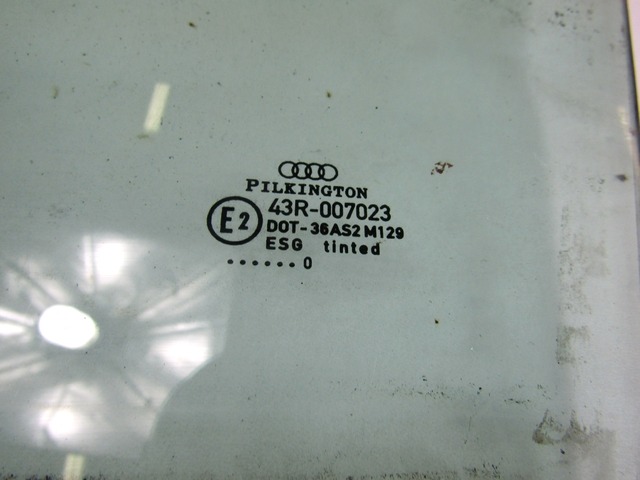 STEKLO SPREDNJIH LEVIH VRAT OEM N. 8D0845201 ORIGINAL REZERVNI DEL AUDI A4 B5 BER/SW (1994 - 12/2000) DIESEL LETNIK 2000