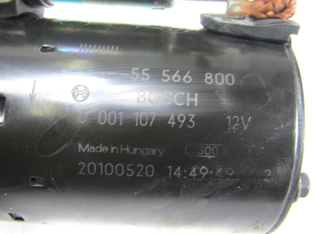 ZAGANJAC MOTORJA  OEM N. 55566800 ORIGINAL REZERVNI DEL OPEL CORSA D S07 (2006 - 2011) BENZINA LETNIK 2010