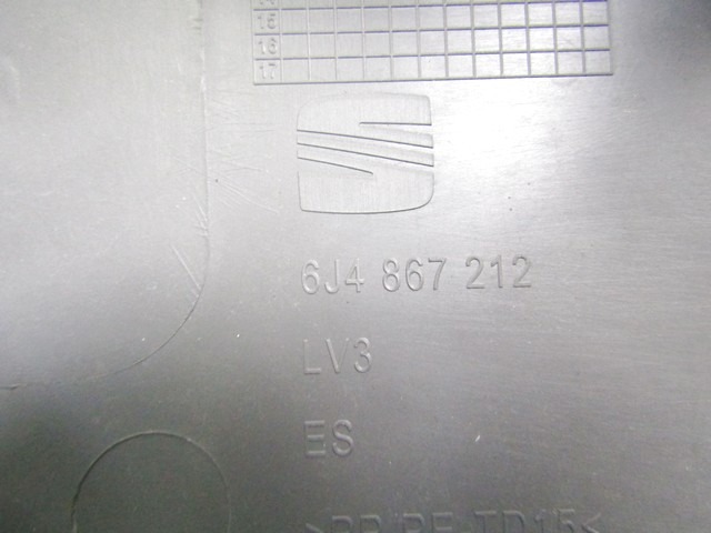 VRATNI PANEL OEM N. PNPDTSTIBIZA6J5MK4BR5P ORIGINAL REZERVNI DEL SEAT IBIZA 6J5 6P1 MK4 BER/SW (2008 - 2012)BENZINA LETNIK 2011