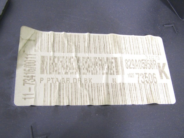 VRATNI PANEL OEM N. PNPDTRNMEGANEBZ01MK3SW5P ORIGINAL REZERVNI DEL RENAULT MEGANE MK3 BZ0/1 B3 DZ0/1 KZ0/1 BER/SPORTOUR/ESTATE (2009 - 2015) DIESEL LETNIK 2013