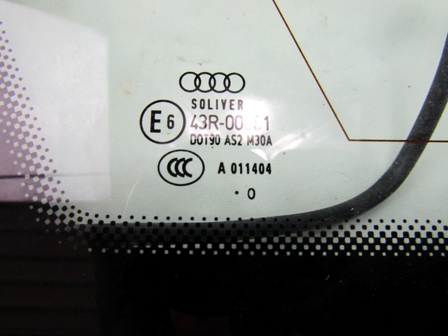 FIKSNO LEVO STEKLO OEM N. 4F9845299HNVB ORIGINAL REZERVNI DEL AUDI A6 C6 4F2 4FH 4F5 BER/SW/ALLROAD (07/2004 - 10/2008) DIESEL LETNIK 2007