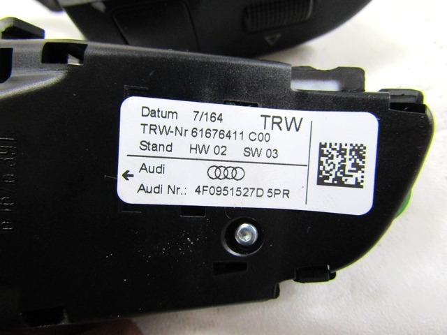 MULTIFUNKCIJSKI VOLAN OEM N. 18675 Comandi volante multifunzione ORIGINAL REZERVNI DEL AUDI A6 C6 4F2 4FH 4F5 BER/SW/ALLROAD (07/2004 - 10/2008) DIESEL LETNIK 2007
