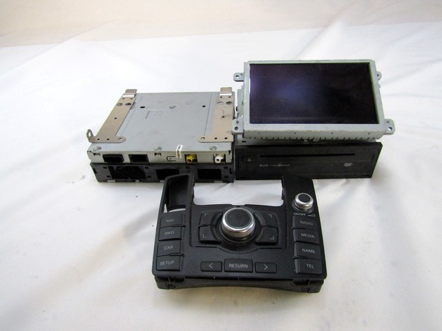 REZERVNI DELI, RADIJSKO-NAVIGACIJSKE NAPRAVE OEM N. 18675 Sistema di navigazione satelittare ORIGINAL REZERVNI DEL AUDI A6 C6 4F2 4FH 4F5 BER/SW/ALLROAD (07/2004 - 10/2008) DIESEL LETNIK 2007