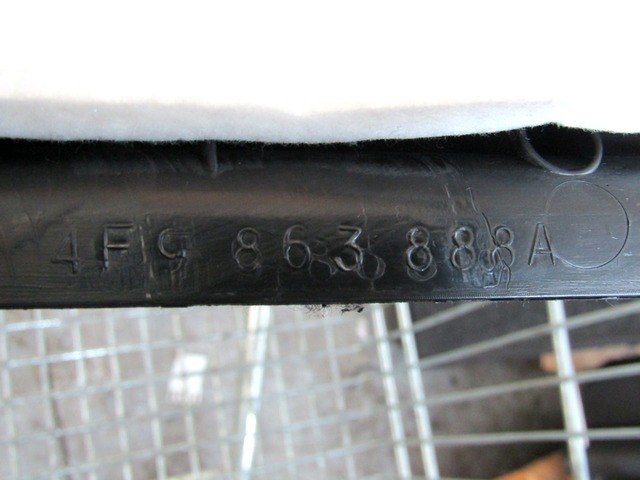 POKROV PRTLJAZNIKA OEM N. 4F9863888A ORIGINAL REZERVNI DEL AUDI A6 C6 4F2 4FH 4F5 BER/SW/ALLROAD (07/2004 - 10/2008) DIESEL LETNIK 2007