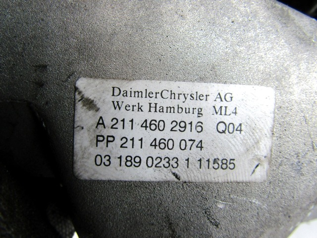 VOLANSKI DROG OEM N. A2114602916 ORIGINAL REZERVNI DEL MERCEDES CLASSE E W211 S211 BER/SW (03/2002 - 05/2006) DIESEL LETNIK 2003