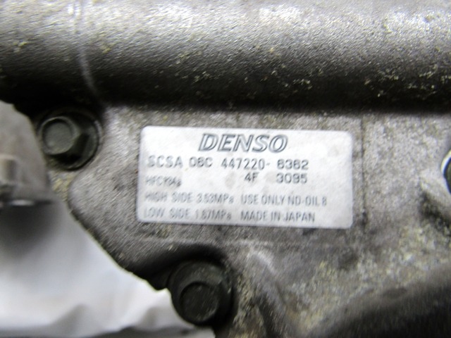 KOMPRESOR KLIME  OEM N. 447220-6362 ORIGINAL REZERVNI DEL TOYOTA COROLLA E12 (2000 - 2006) DIESEL LETNIK 2005