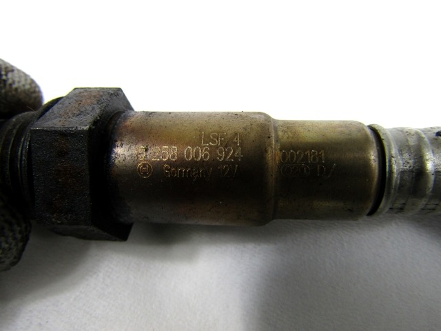 SONDA LAMBDA  OEM N. 258006924 ORIGINAL REZERVNI DEL OPEL MERIVA A X03 R (2006 - 2010) BENZINA/GPL LETNIK 2010