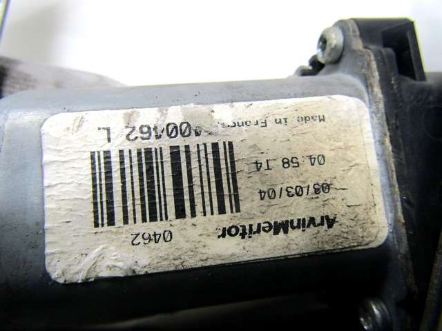 MEHANIZEM DVIGA SPREDNJIH STEKEL  OEM N. 8200722832 ORIGINAL REZERVNI DEL RENAULT LAGUNA BG0/1 KG0/1 MK2 BER/SW (11/2000 - 12/2004) DIESEL LETNIK 2002