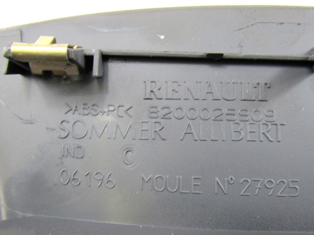 ARMATURNA PLO?CA OEM N. 8200025909 ORIGINAL REZERVNI DEL RENAULT LAGUNA BG0/1 KG0/1 MK2 BER/SW (11/2000 - 12/2004) DIESEL LETNIK 2002