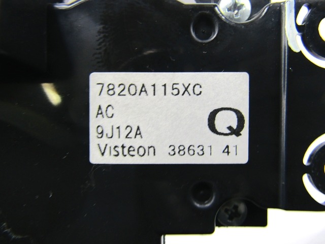 KONTROLNA ENOTA KLIMATSKE NAPRAVE / AVTOMATSKA KLIMATSKA NAPRAVA OEM N. 7820A115XC ORIGINAL REZERVNI DEL CITROEN C-CROSSER (2007 - 2012)DIESEL LETNIK 2010