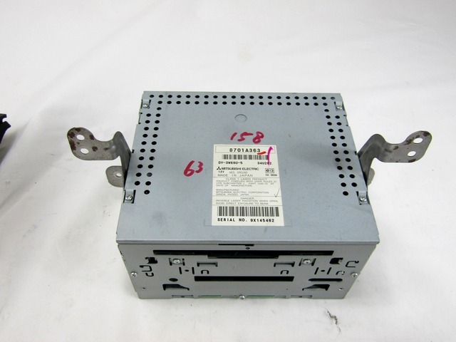 RADIO CD / OJACEVALNIK / IMETNIK HIFI OEM N. 8701A363 ORIGINAL REZERVNI DEL CITROEN C-CROSSER (2007 - 2012)DIESEL LETNIK 2010