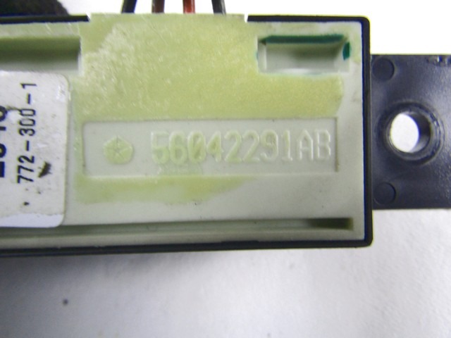 STIKALO ELEKTRICNIH SEDEZEV OEM N. 56042291AB ORIGINAL REZERVNI DEL JEEP GRAND CHEROKEE WJ WG MK2 (1999 - 04/2005) DIESEL LETNIK 2003