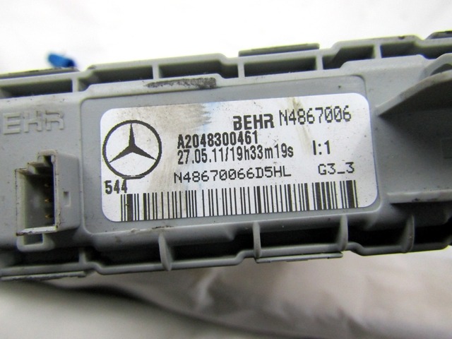 HLADILNIK ZA GRETJE OEM N. A2048300461 ORIGINAL REZERVNI DEL MERCEDES CLASSE E W212 S212 BER/SW (09/2011 - 08/2014)DIESEL LETNIK 2011