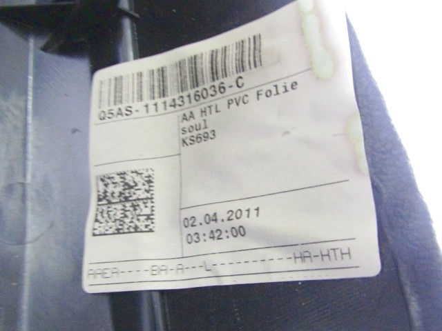 SREDINSKA KONZOLA OEM N. 8R0867373FKZ ORIGINAL REZERVNI DEL AUDI Q5 8R B8 (10/2008 - 06/2012) DIESEL LETNIK 2011