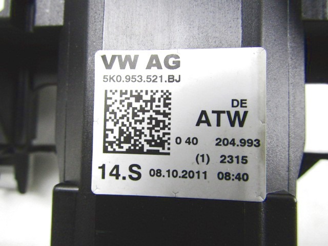 KRMILO SMERNIKI OEM N. 5K0953502L ORIGINAL REZERVNI DEL SKODA YETI 5L (7/2009 - 10/2013)BENZINA LETNIK 2011