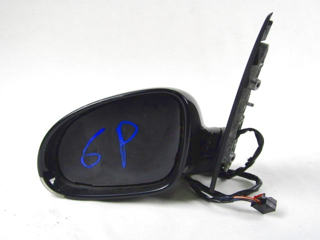 LEVO OGLEDALO OEM N. (D)5M1857507AS9B9 ORIGINAL REZERVNI DEL VOLKSWAGEN GOLF PLUS 5M1 521 MK1 (2004 - 2009) DIESEL LETNIK 2007