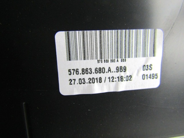 SREDINSKA KONZOLA  OEM N. 576863680A ORIGINAL REZERVNI DEL SEAT ATECA KH7 (DAL 2016)BENZINA LETNIK 2018