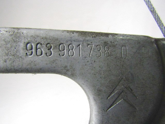 ROCNI SISTEM ZA DVIGOVANJE ZADNJEGA STEKLA  OEM N. 9639817380 ORIGINAL REZERVNI DEL CITROEN C3 / PLURIEL MK1 (2002 - 09/2005) DIESEL LETNIK 2003