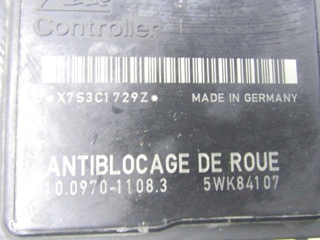 ABS AGREGAT S PUMPO OEM N. 9651412080 ORIGINAL REZERVNI DEL CITROEN C3 / PLURIEL MK1 (2002 - 09/2005) DIESEL LETNIK 2003