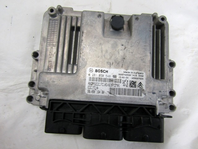 KOMPLET ODKLEPANJE IN VZIG  OEM N. 33783 KIT ACCENSIONE AVVIAMENTO ORIGINAL REZERVNI DEL CITROEN C3 PICASSO MK1R (2012 - 2017) DIESEL LETNIK 2015