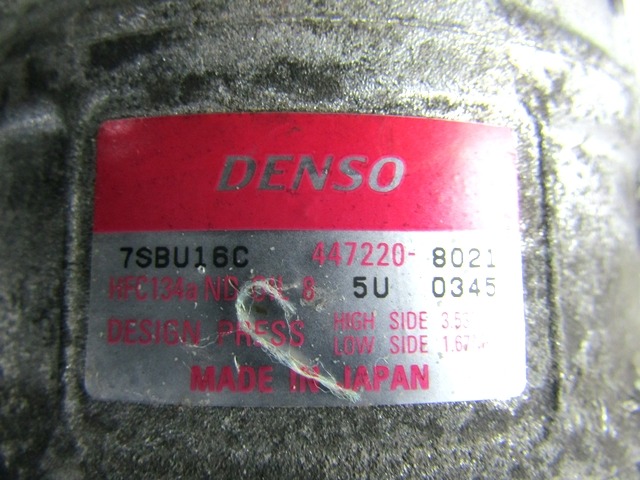 KOMPRESOR KLIME  OEM N. 64528386451 ORIGINAL REZERVNI DEL BMW SERIE 5 E39 BER/SW (1995 - 08/2000) DIESEL LETNIK 1999