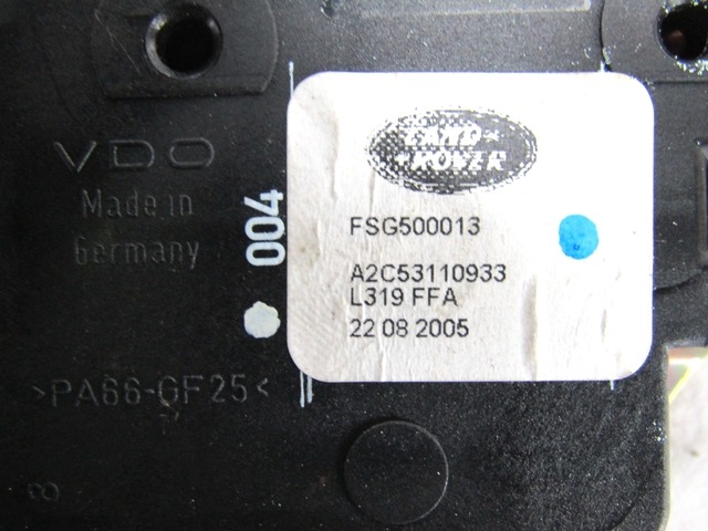 ZAKLEP LOPUTE GORIVA OEM N. FSG500013 ORIGINAL REZERVNI DEL LAND ROVER RANGE ROVER SPORT L320 MK1 (2005 - 2010) DIESEL LETNIK 2005