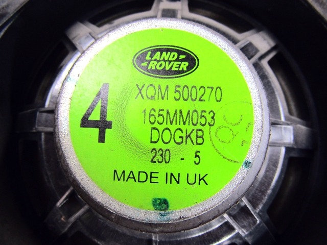 ZVOCNIKI OEM N. XQM500270 ORIGINAL REZERVNI DEL LAND ROVER RANGE ROVER SPORT L320 MK1 (2005 - 2010) DIESEL LETNIK 2005