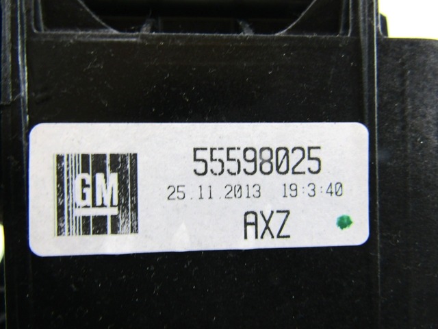 MEHANIZEM VZVODA ROCNEGA MENJALNIKA OEM N. 55598025 ORIGINAL REZERVNI DEL OPEL ASTRA J P10 5P/3P/SW (2010 - 2015) BENZINA LETNIK 2014