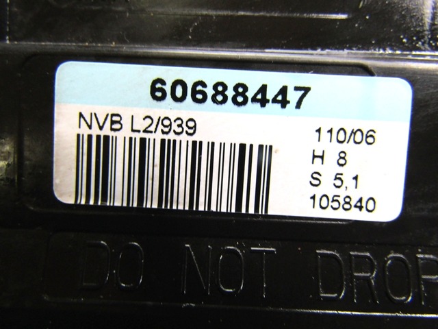 CENTRALNO ZAKLEPANJE OEM N. 60688447 ORIGINAL REZERVNI DEL ALFA ROMEO 159 939 BER/SW (2005 - 2013) DIESEL LETNIK 2006
