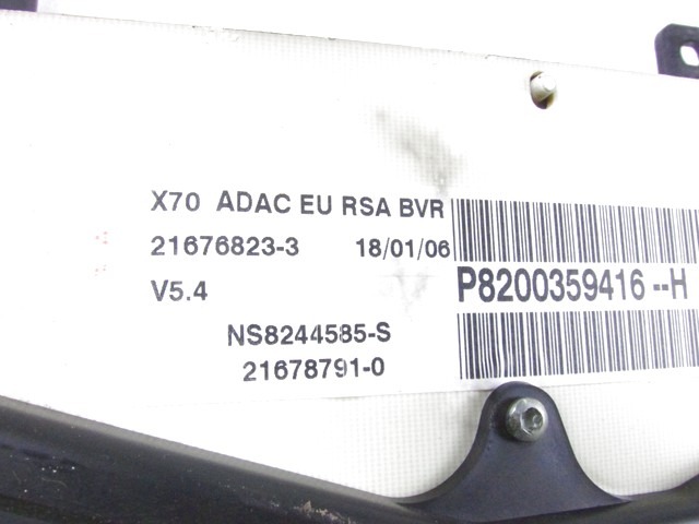 KILOMETER STEVEC OEM N. 8200359416 ORIGINAL REZERVNI DEL RENAULT MASTER JD FD ED HD UD MK2 R (2003 - 2010) DIESEL LETNIK 2006