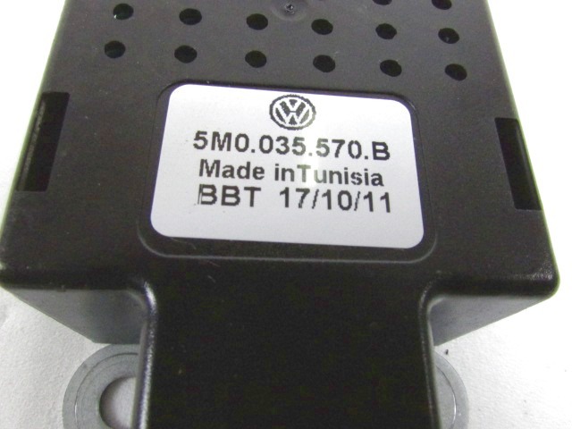 OJACEVALEC / ANTENA OEM N. 5M0035570B ORIGINAL REZERVNI DEL VOLKSWAGEN GOLF VI 5K1 517 AJ5 MK6 (2008-2012) BENZINA LETNIK 2012