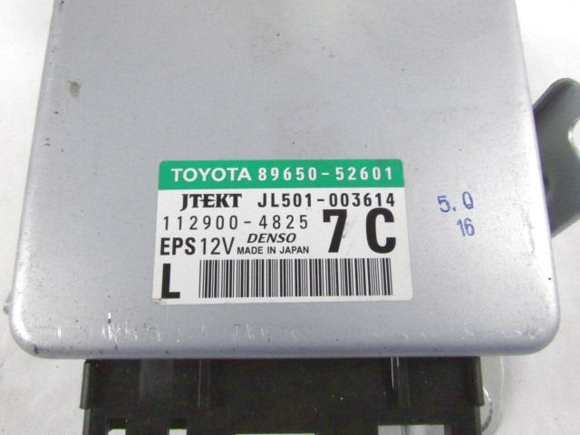 ELEKTRICNI SERVO VOLAN ENOTA OEM N. 89650-52601 ORIGINAL REZERVNI DEL SUBARU TREZIA (2011 - 2014)BENZINA LETNIK 2011