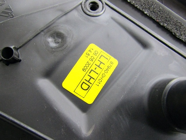 87940-0H011 SPECCHIETTO RETROVISORE ESTERNO SINISTRO MANUALE PEUGEOT 107 1.0 B 50KW 5M 3P (2009) RICAMBIO USATO 