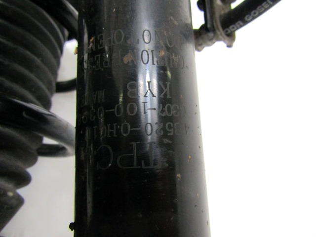 SPREDNJI AMORTIZERJI OEM N. 18586 coppia ammortizzatori anteriori ORIGINAL REZERVNI DEL PEUGEOT 107 PM PN (2005 - 2014) BENZINA LETNIK 2009