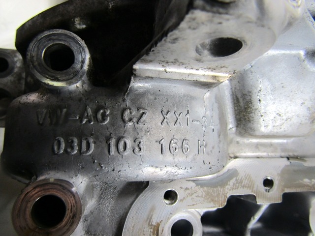 BLOK MOTORJA OEM N. 03D103166H ORIGINAL REZERVNI DEL VOLKSWAGEN POLO 6R1 6C1 (06/2009 - 02/2014) BENZINA LETNIK 2012