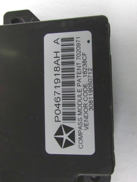 RAZNE KRMILNE ENOTE  OEM N. 04671918AH ORIGINAL REZERVNI DEL JEEP COMPASS MK49 MK1 R (2011 - 2017)DIESEL LETNIK 2012