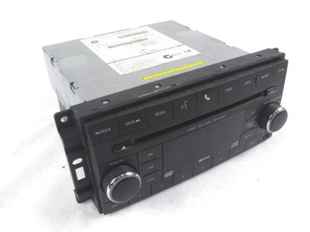 RADIO CD / OJACEVALNIK / IMETNIK HIFI OEM N. 05064953AF ORIGINAL REZERVNI DEL JEEP COMPASS MK49 MK1 R (2011 - 2017)DIESEL LETNIK 2012