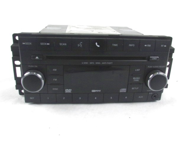 RADIO CD / OJACEVALNIK / IMETNIK HIFI OEM N. 05064953AF ORIGINAL REZERVNI DEL JEEP COMPASS MK49 MK1 R (2011 - 2017)DIESEL LETNIK 2012