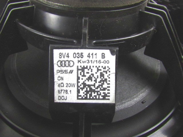 ZVOCNIKI OEM N. 8V4035411B ORIGINAL REZERVNI DEL AUDI A3 MK2R 8P 8PA 8P1 8P7 (2008 - 2012)DIESEL LETNIK 2010