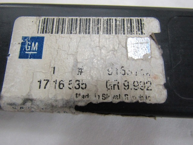 OPOZORILNI TRIKOTNIK OEM N. 9163152 ORIGINAL REZERVNI DEL OPEL ASTRA H A04 L48,L08,L35,L67 5P/3P/SW (2004 - 2007) DIESEL LETNIK 2007