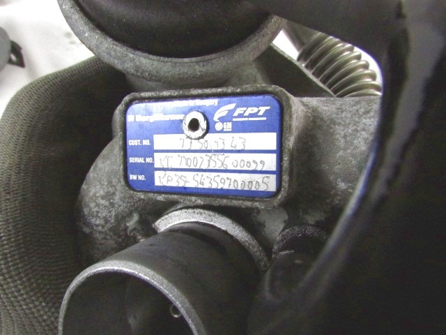 TURBINA OEM N. 73501343 ORIGINAL REZERVNI DEL OPEL CORSA D S07 (2006 - 2011) DIESEL LETNIK 2008