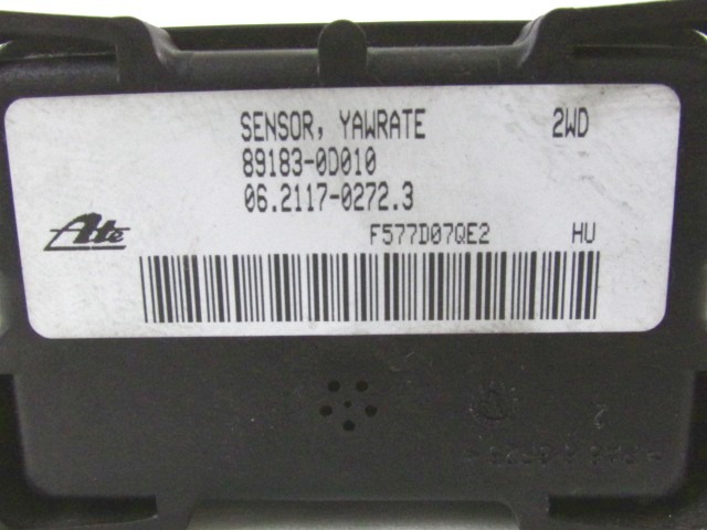 ESP OEM N. 89183-0D010 ORIGINAL REZERVNI DEL TOYOTA YARIS P9 MK2 (01/2006 - 2009) BENZINA LETNIK 2007