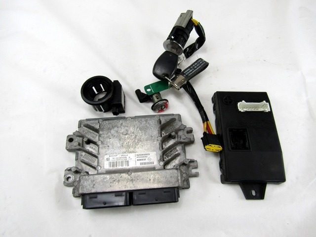 KOMPLET ODKLEPANJE IN VZIG  OEM N. 27576 KIT ACCENSIONE AVVIAMENTO ORIGINAL REZERVNI DEL DACIA SANDERO MK1 (2008 - 2012) BENZINA/GPL LETNIK 2010