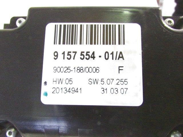 KONTROLNA ENOTA KLIMATSKE NAPRAVE / AVTOMATSKA KLIMATSKA NAPRAVA OEM N. 9157554 ORIGINAL REZERVNI DEL BMW X5 E70 (2006 - 2010) DIESEL LETNIK 2010