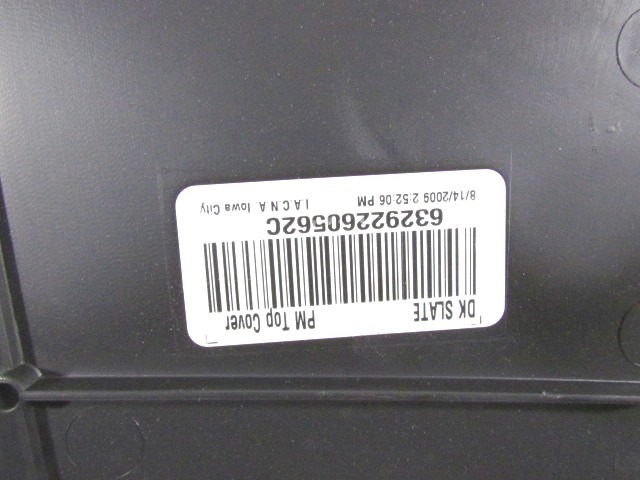 MONTA?NI DELI /  ARMATURNE PLOSCE SPODNJI OEM N. 0ZV92DK5AD ORIGINAL REZERVNI DEL DODGE CALIBER (2006 -2012) DIESEL LETNIK 2010