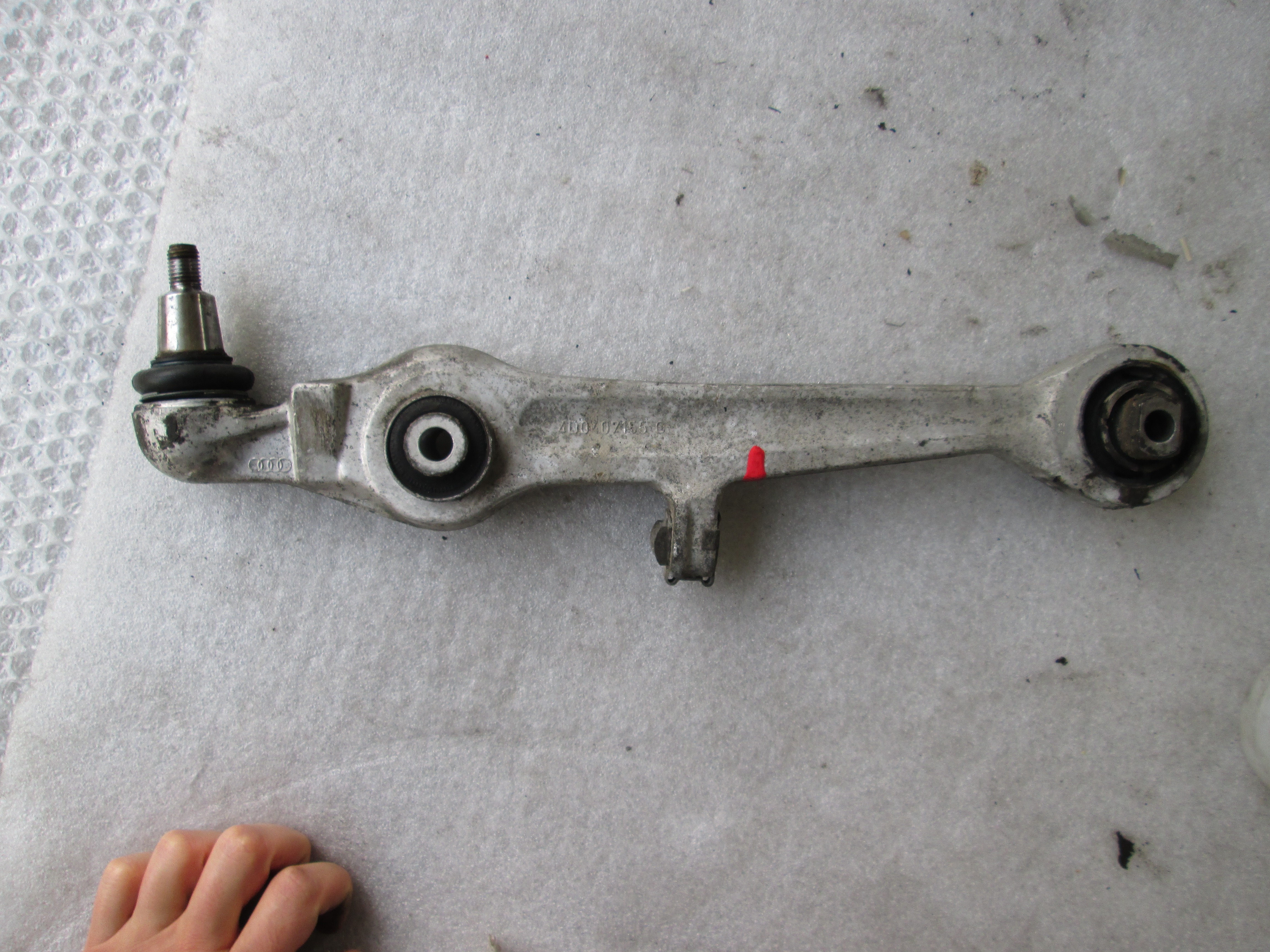 SPREDNJA DESNA ROKA  OEM N. 4D0407155C ORIGINAL REZERVNI DEL AUDI A8 D2/4D (1994 - 2002) BENZINA LETNIK 1996