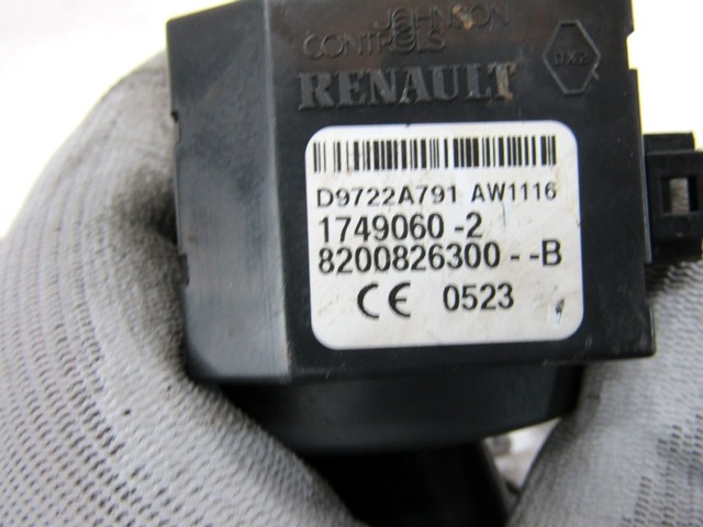 KOMPLET ODKLEPANJE IN VZIG  OEM N. 7197 KIT ACCENSIONE AVVIAMENTO ORIGINAL REZERVNI DEL DACIA SANDERO MK1 (2008 - 2012) BENZINA/GPL LETNIK 2010