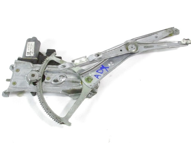 MEHANIZEM DVIGA SPREDNJIH STEKEL  OEM N. 14182 SISTEMA ALZACRISTALLO PORTA ANTERIORE ELETTR ORIGINAL REZERVNI DEL OPEL ASTRA G T98 5P/3P/SW (1998 - 2003) DIESEL LETNIK 2002
