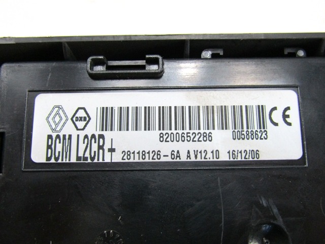 KOMPLET ODKLEPANJE IN VZIG  OEM N. 19052 KIT ACCENSIONE AVVIAMENTO ORIGINAL REZERVNI DEL RENAULT CLIO BR0//1 CR0/1 KR0/1 MK3 (2005 - 05/2009) DIESEL LETNIK 2007