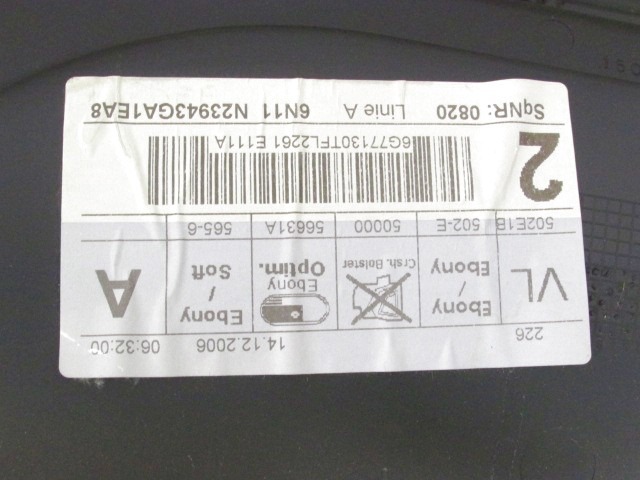 NOTRANJA OBLOGA SPREDNJIH VRAT OEM N. PNASTFDFUSIONJURBR5P ORIGINAL REZERVNI DEL FORD FUSION JU R (03/2006 - 2012) BENZINA LETNIK 2007